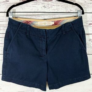 J. Crew Classic Navy Twill Weathered Broken In Chino in Size 6 Y2K EUC